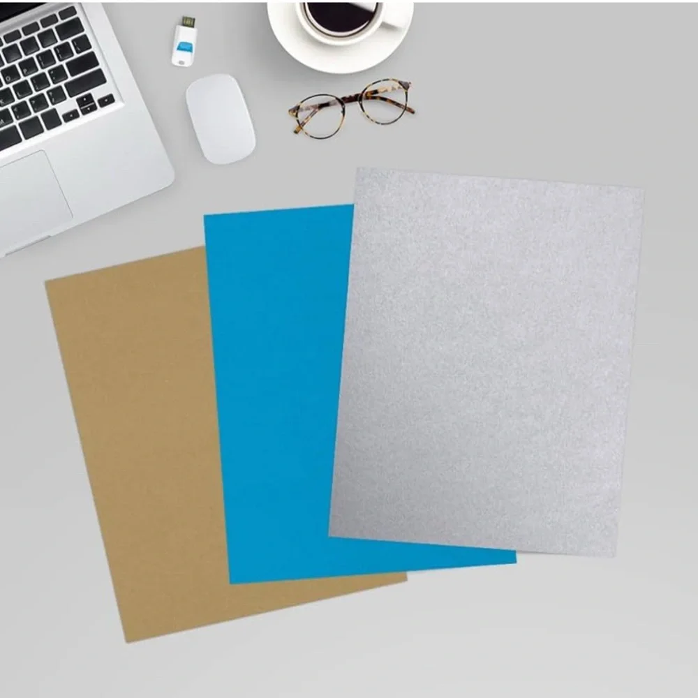 LUXPaper Silver Metallic Cardstock Paper 80 lb. 70 Pages